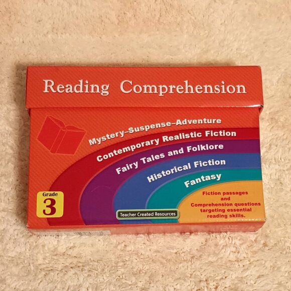 EUC ~ Fiction Reading Comprehension Cards for 3rd Grade - Picture 6 of 16